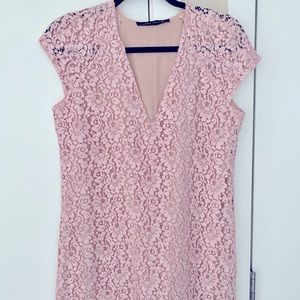 Zara ballerina pink mini dress